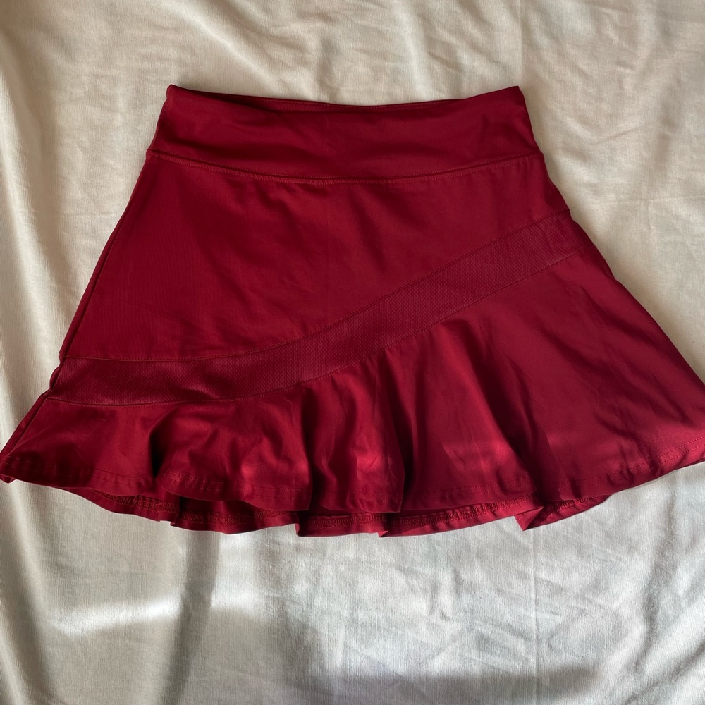 Red Tennis Skirt NWOT